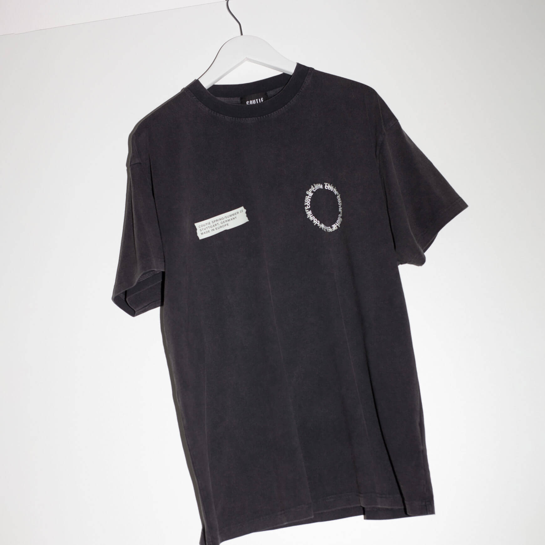 Circle Logo T-Shirt Black Wash