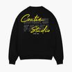 Cursiv Logo Sweatshirt Black