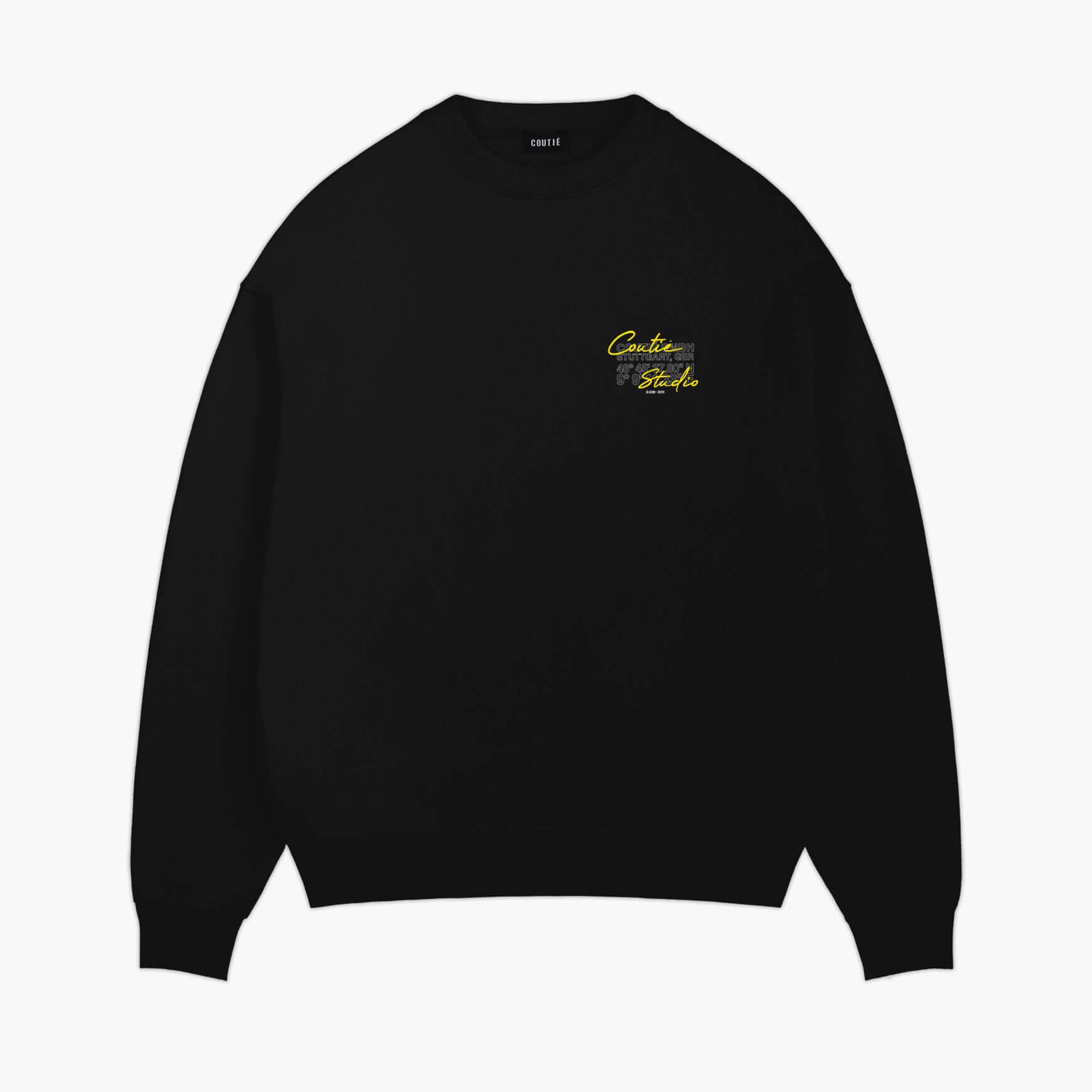 Cursiv Logo Sweatshirt Black