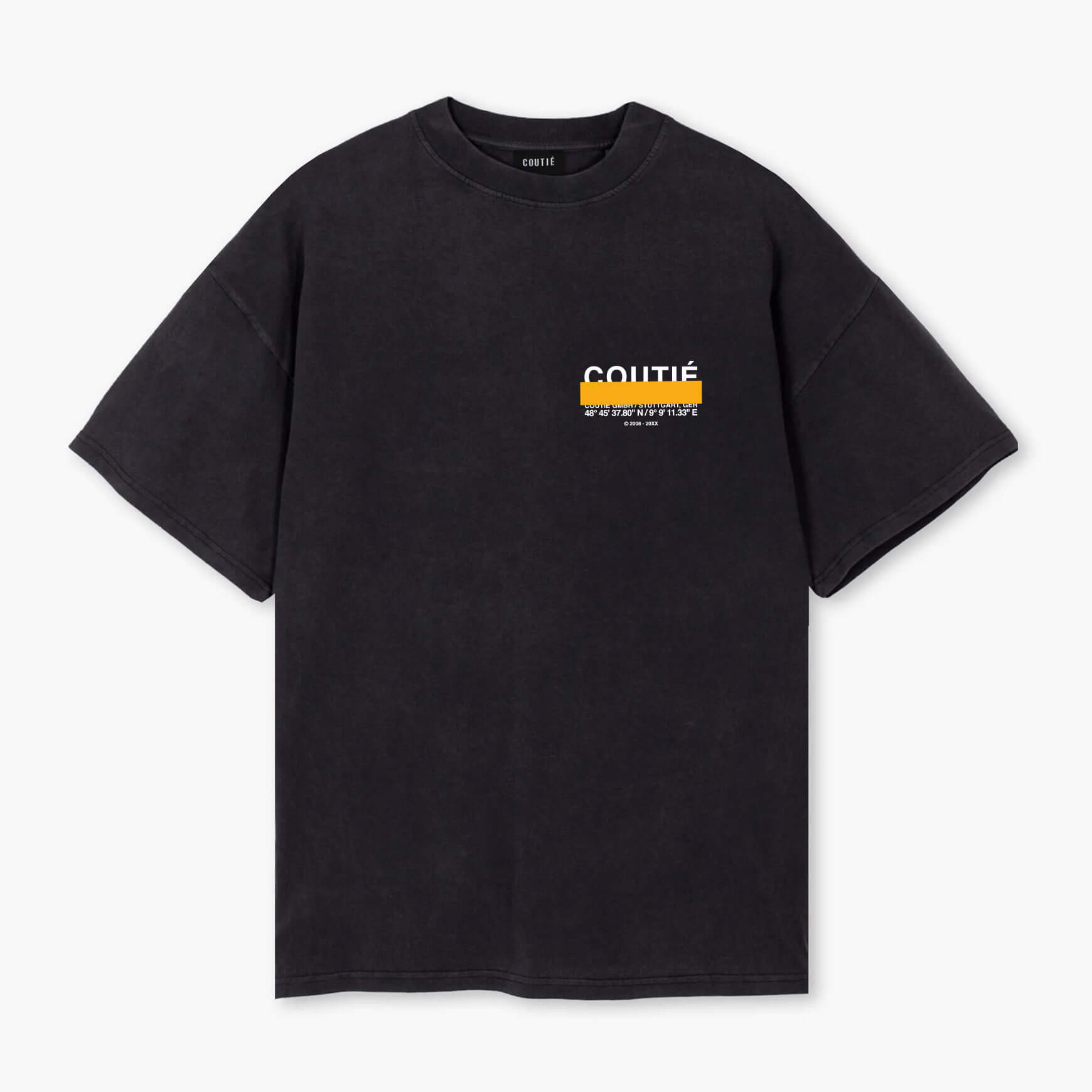 Studio Stripe Logo T-Shirt Black Wash