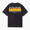 Studio Stripe Logo T-Shirt Black Wash