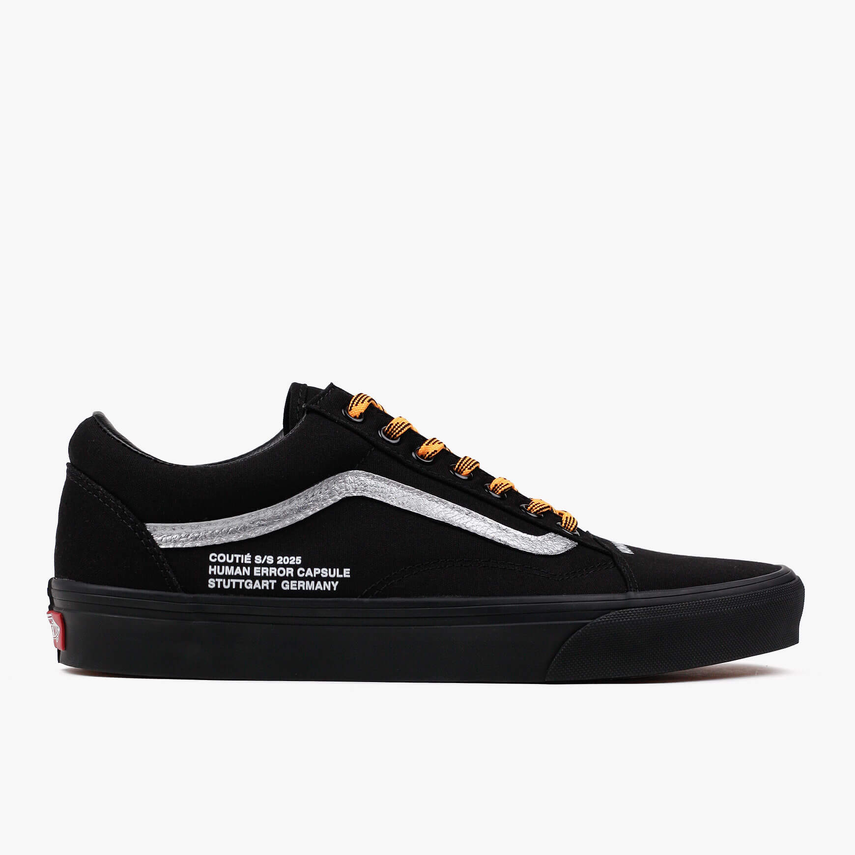 Vans Old Skool "Human Error" Black/Silver Custom