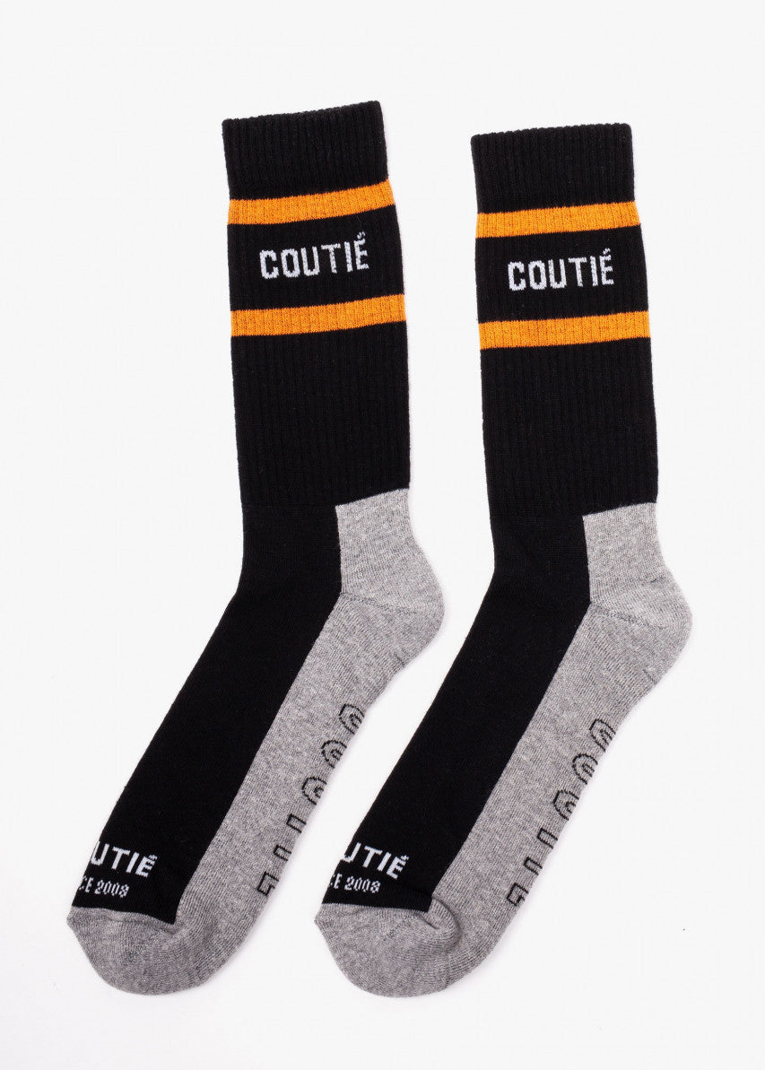 Logo Socks Black / Orange
