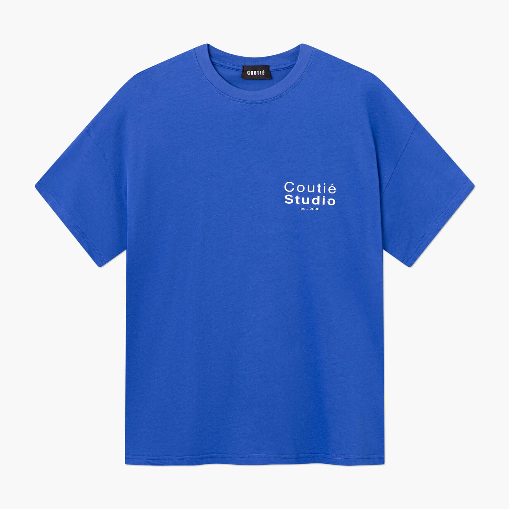 Broken Stamp T-Shirt Blue
