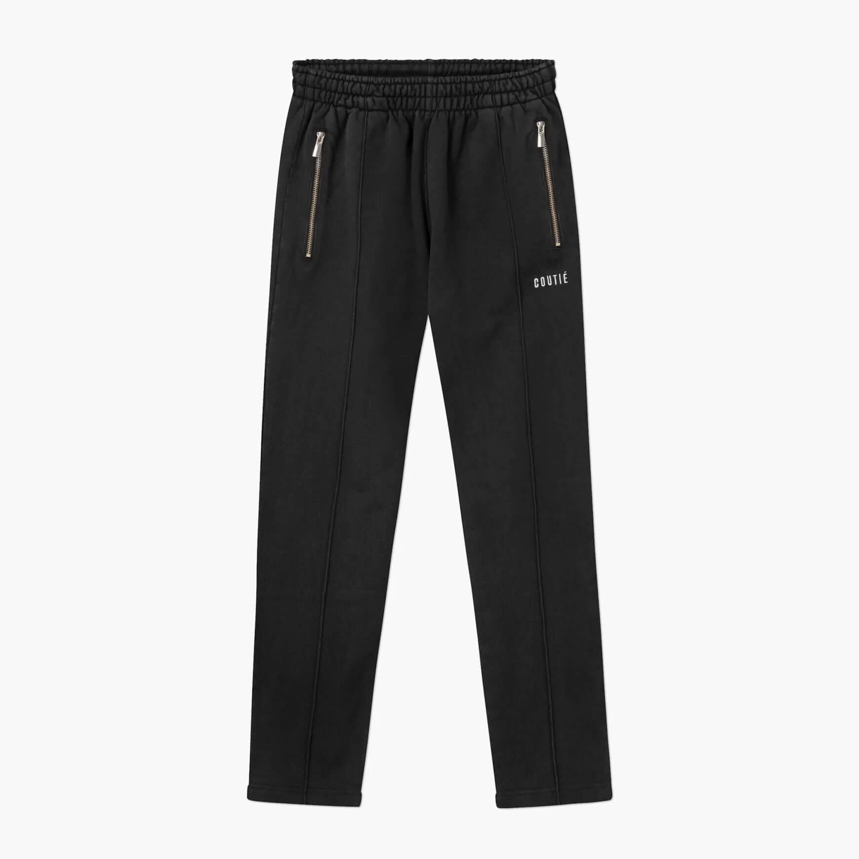 Pleated Sweat Pant Washed Black