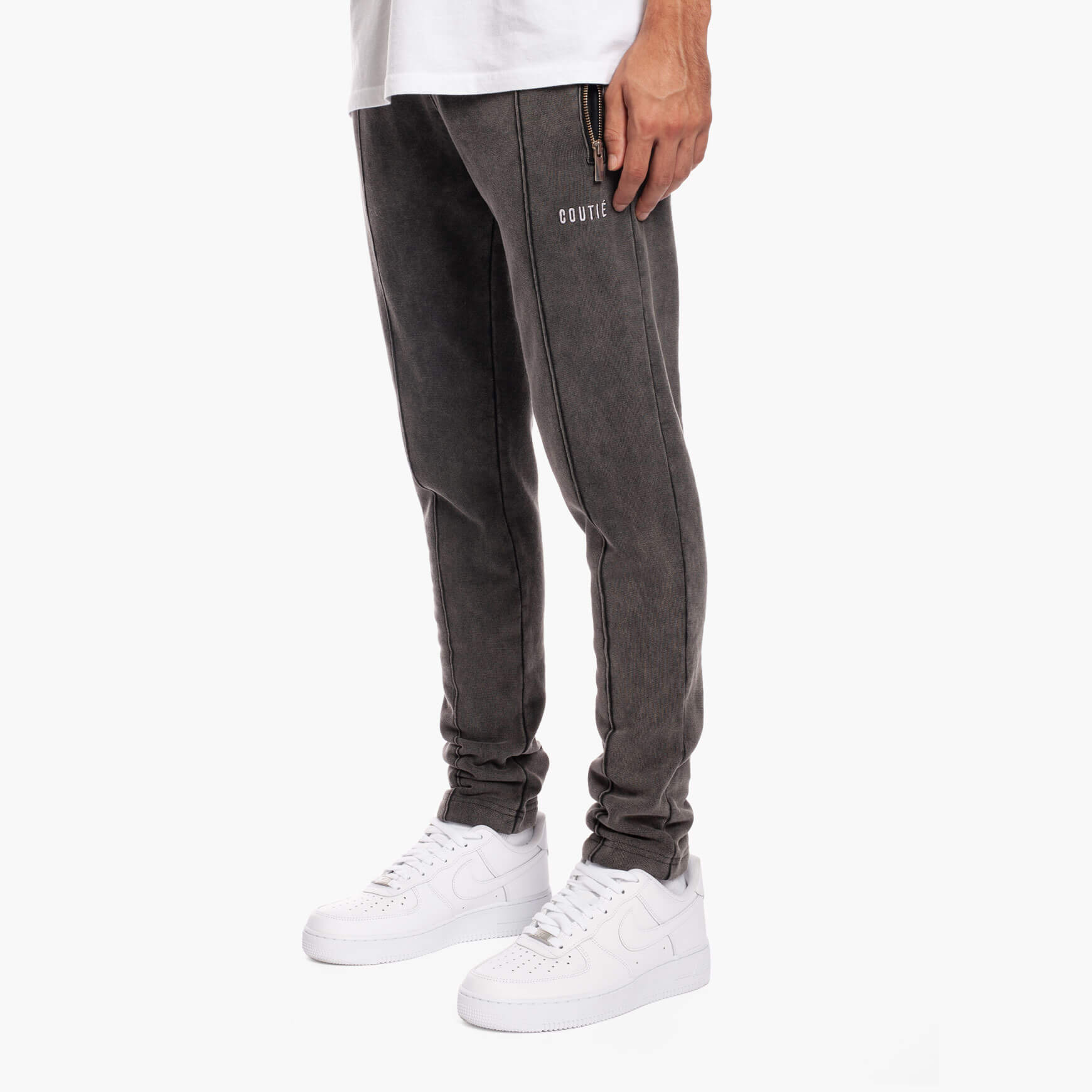 Pleated Sweat Pant Charcoal