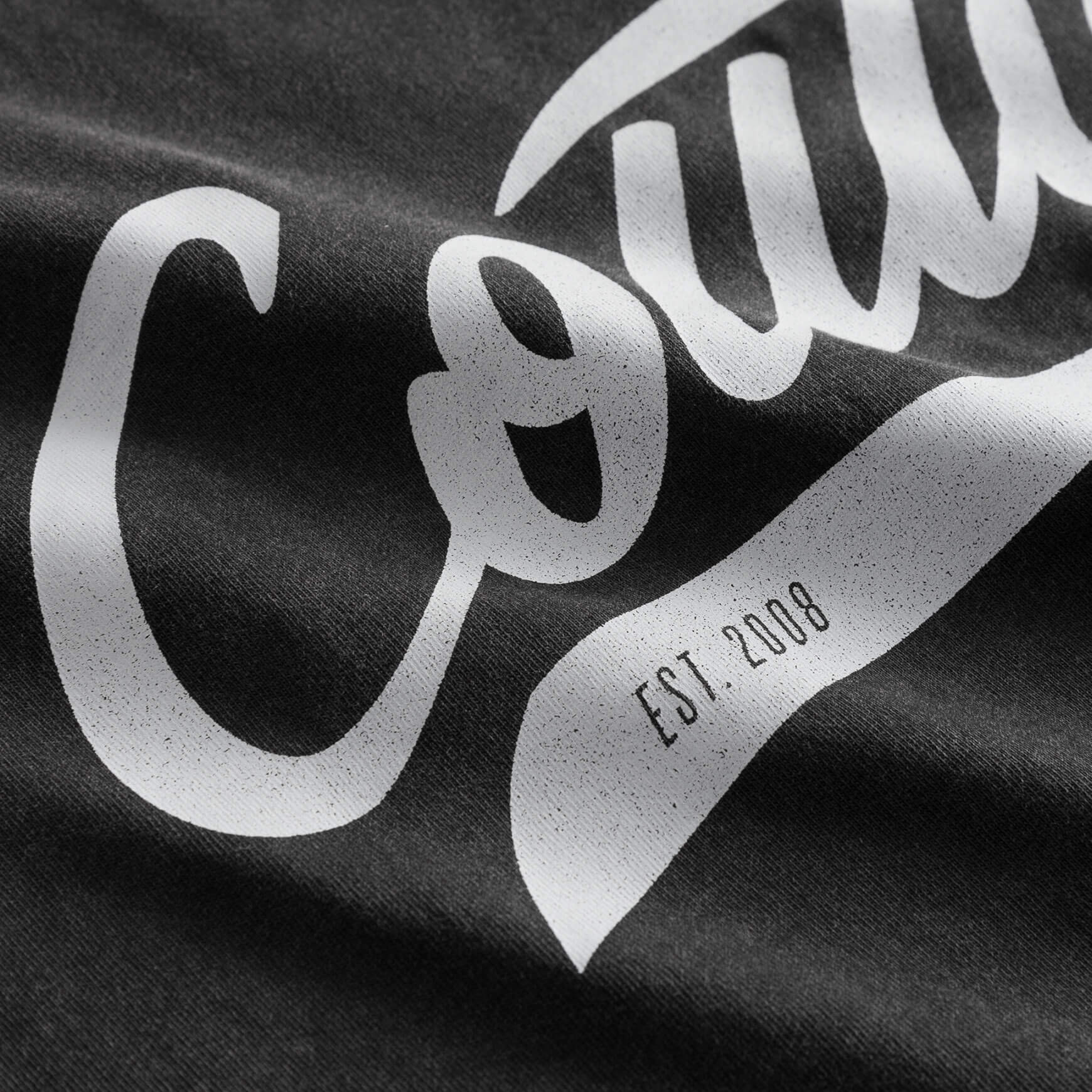 Swash Logo T-Shirt Black Wash