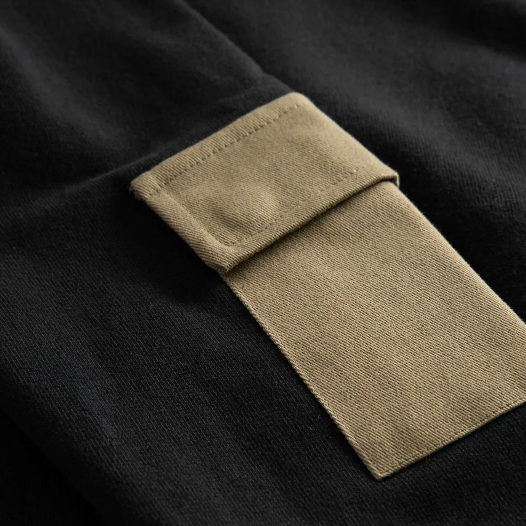 Tactical Hybrid Sweatshirt Black/Olive